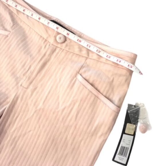 Marc Jacobs Striped Pants Women Size 6 NWT $228 Wide Leg Low Rise Pink Ribbon‎ - Picture 6 of 13